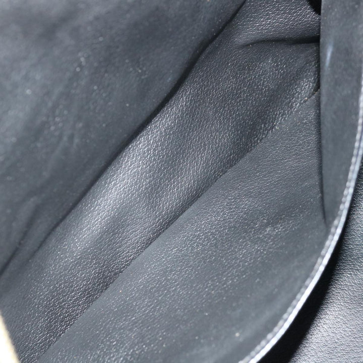 Celine Macadam Canvas Boston Bag PVC Black  67629