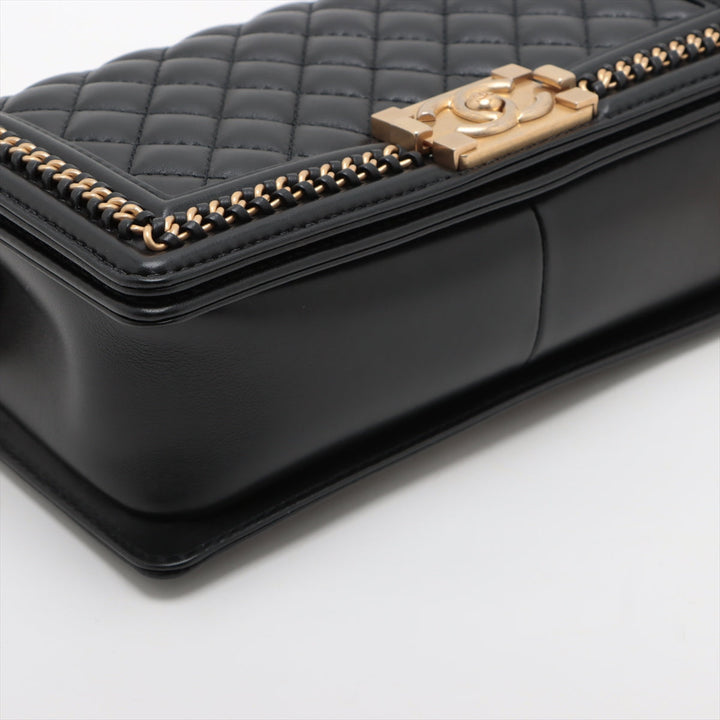 Top Quality Chanel Boy Top Quality Chanel  Chain Shoulder Bag Black G