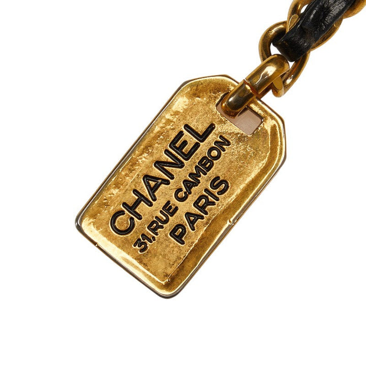 Top Quality Chanel Super Model Bag Coco Chain Tote Bag One-Shoulder Bag Black Leather  CHANEL