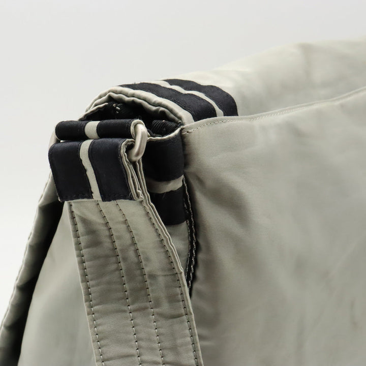 Top Quality Chanel Top Quality Chanel SPORTS LINE COCOMARK SHOLDER BAG Messenger Bag Saten Nylon Silver Black A31751