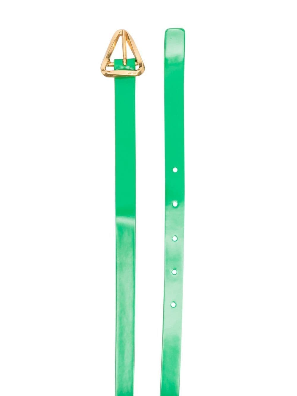Bottega veneta Green Triangle Belt