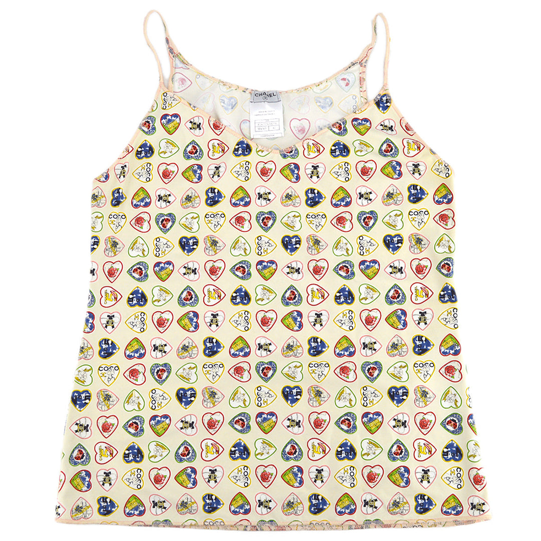 Top Quality Chanel Spring 2006 Valentine Camisole Tops Ivory 06P #42