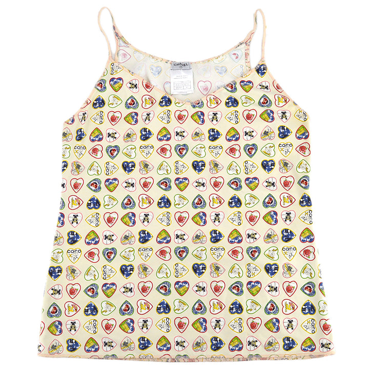 Top Quality Chanel Spring 2006 Valentine Camisole Tops Ivory 06P #42