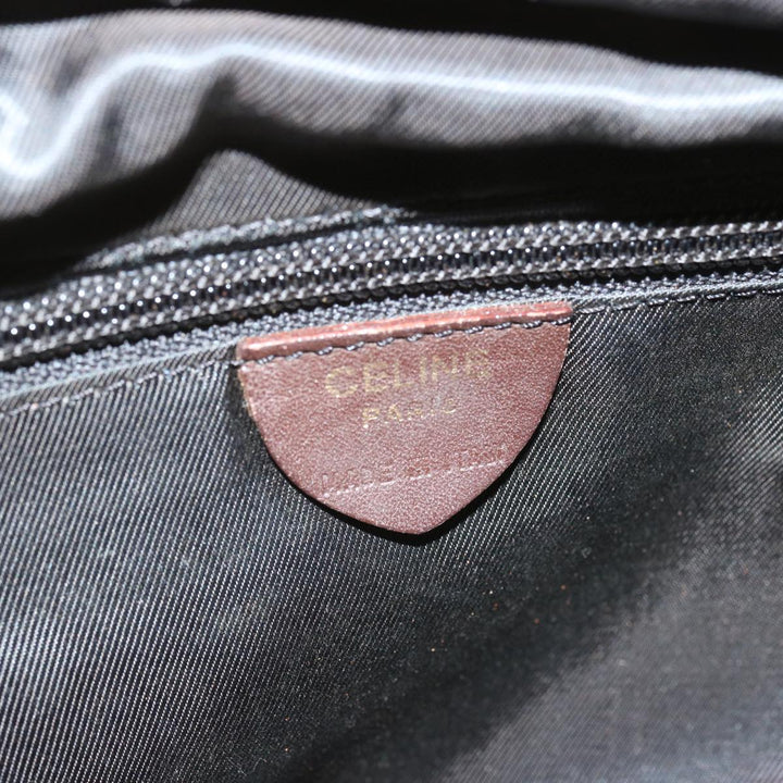 Celine Tote Bag Nylon Khaki Auth 68072