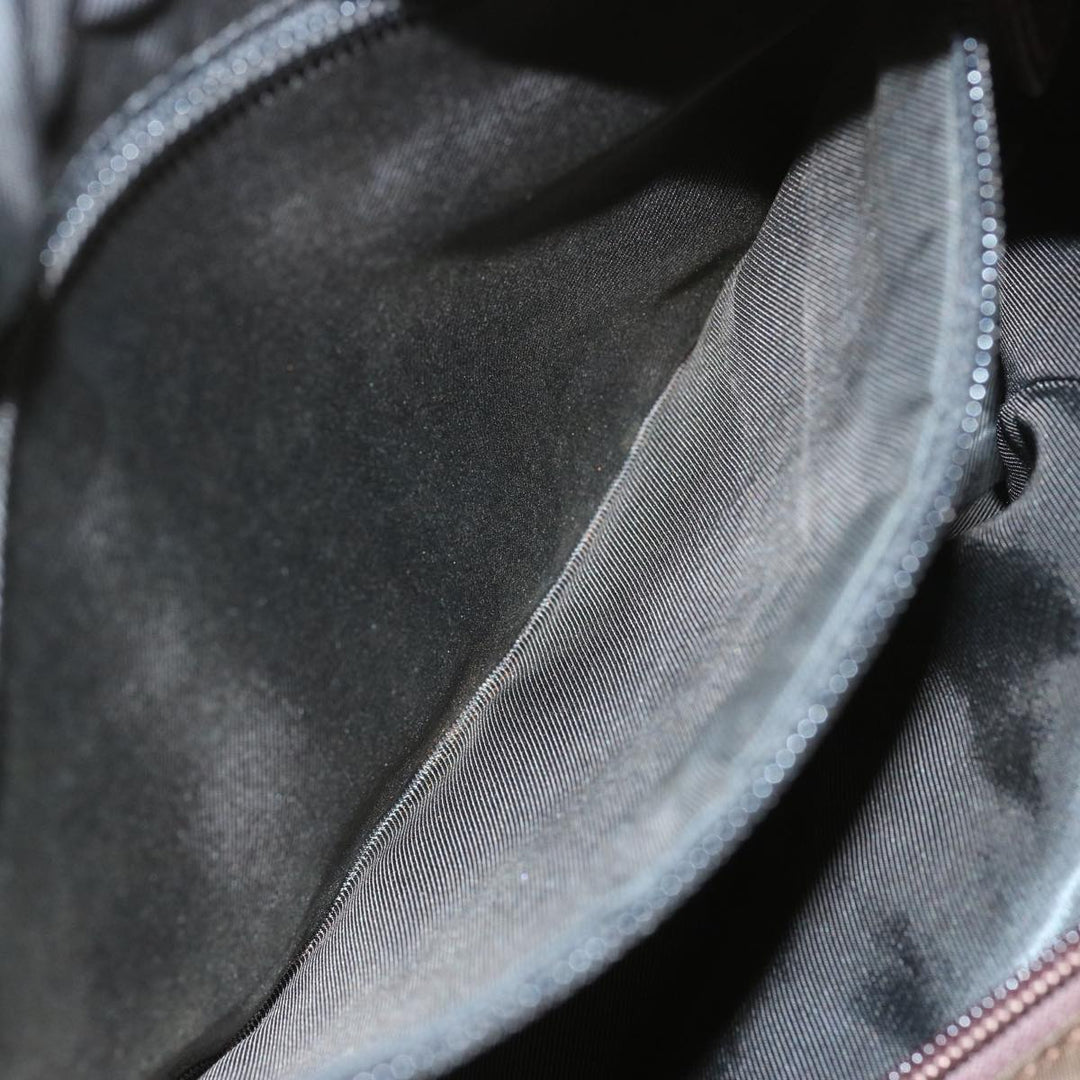 Celine Tote Bag Nylon Khaki Auth 68072