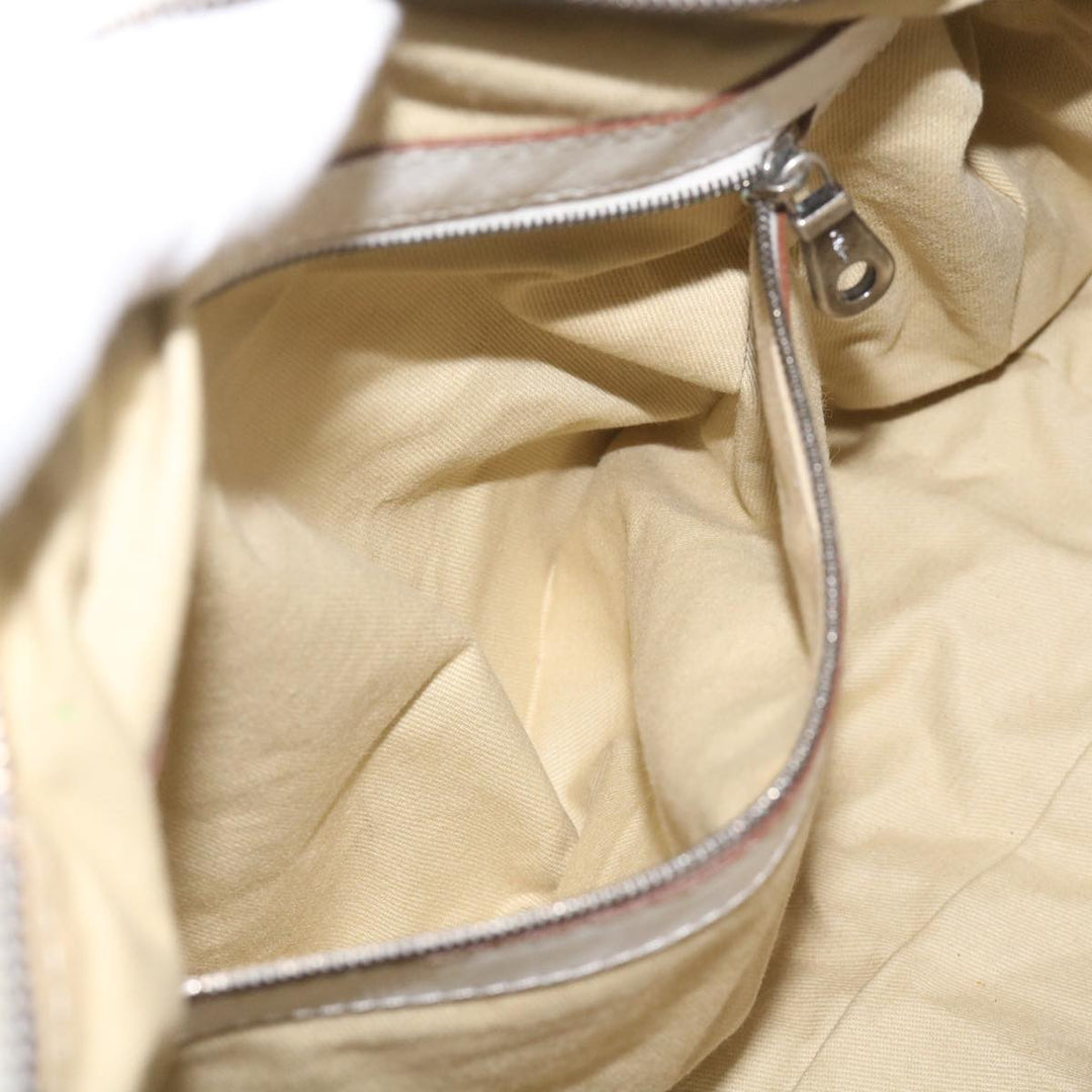 Chloe Silverado Shoulder Bag Leather White 68156