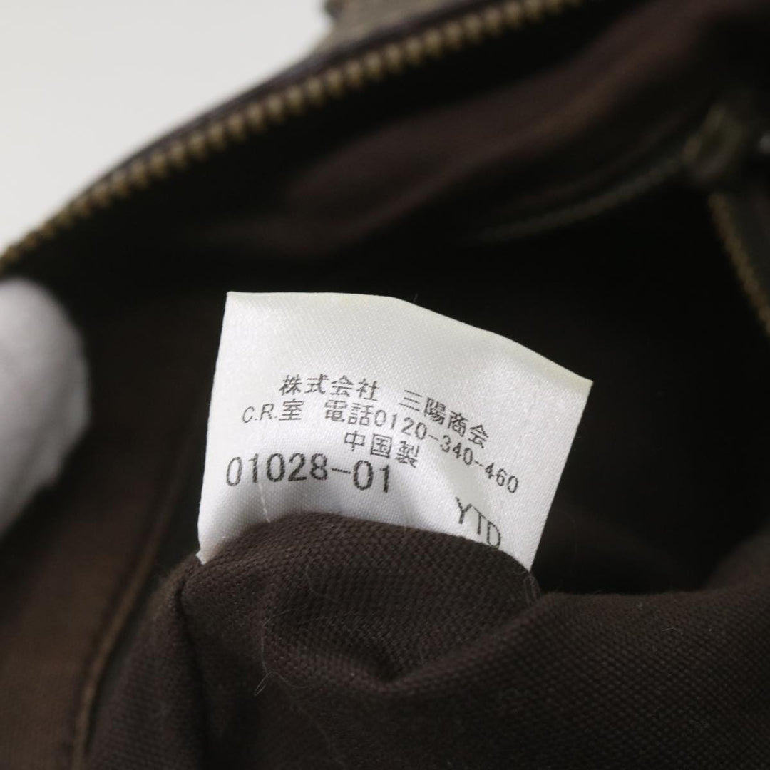Top Quality Burberry Nova Check Hand Bag Canvas Brown Auth 68198