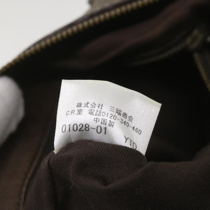 Top Quality Burberry Nova Check Hand Bag Canvas Brown Auth 68198