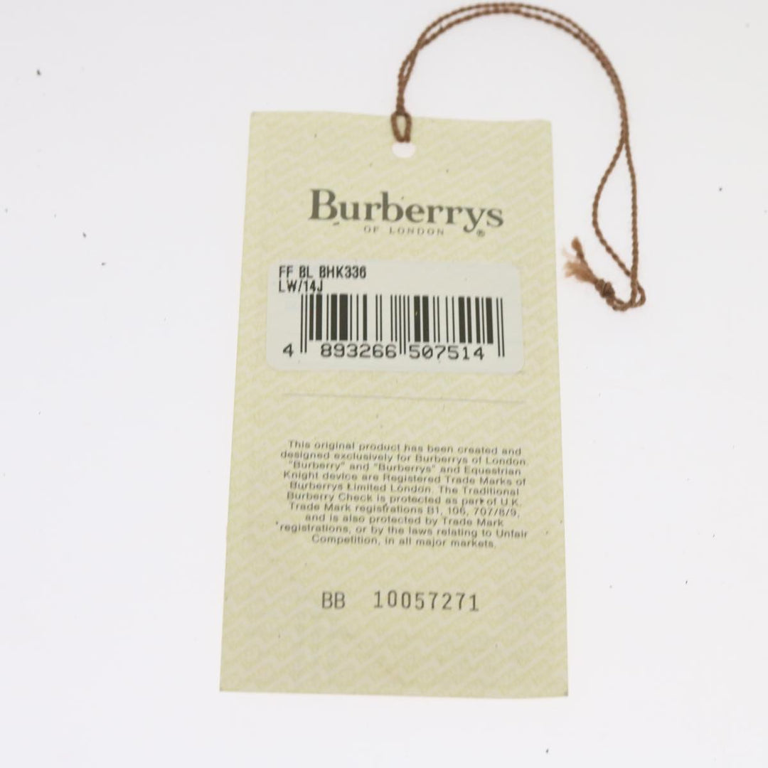 BurberrySs Nova Check Clutch Bag PVC Beige Auth 68216