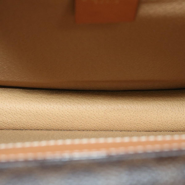 Celine Macadam Canvas Hand Bag PVC Brown  68359