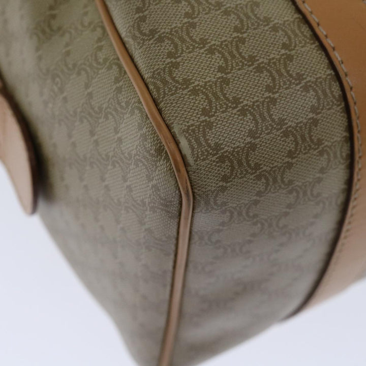 Celine Macadam Canvas Hand Bag Beige  68570