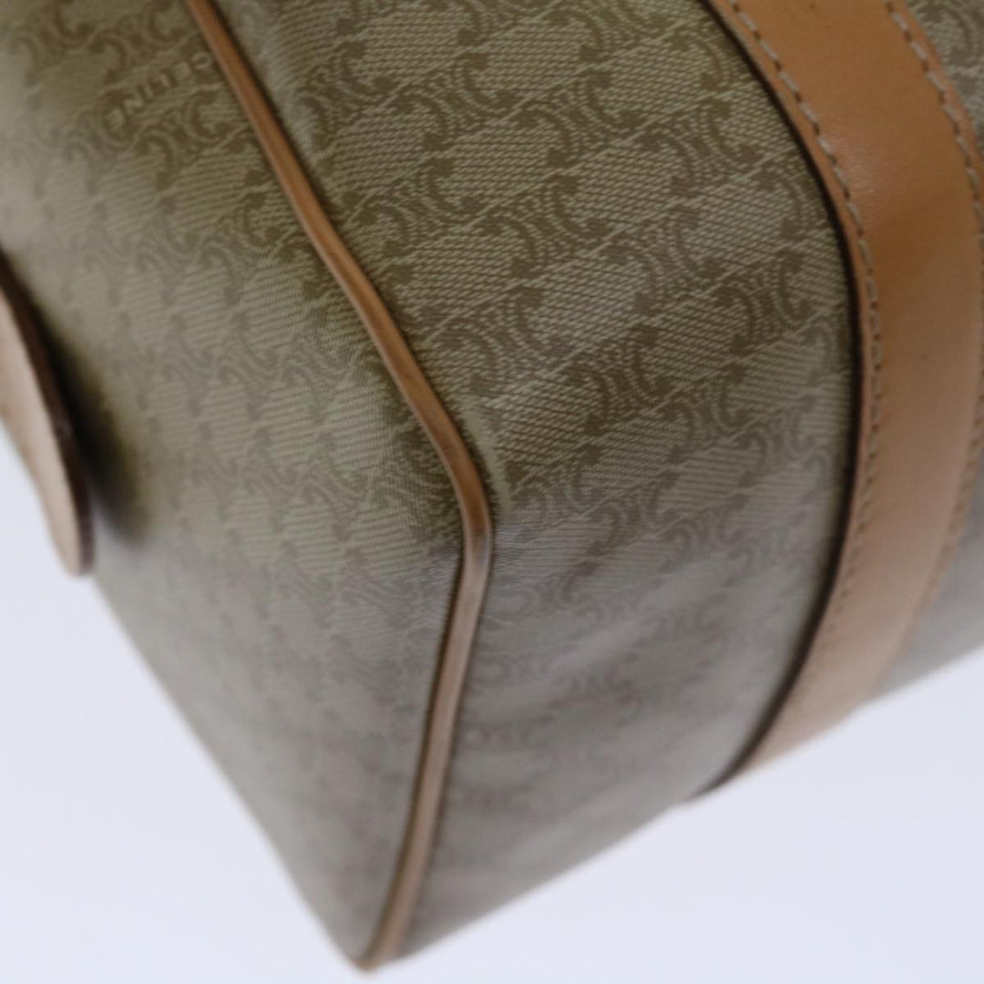 Celine Macadam Canvas Hand Bag Beige  68570