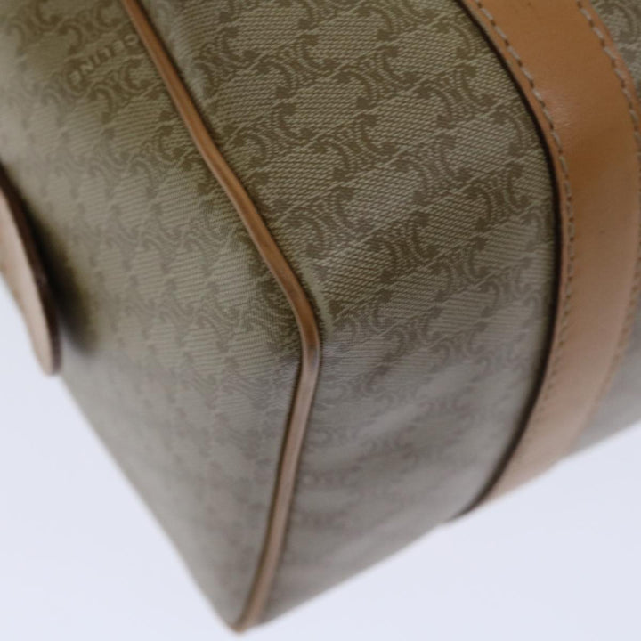 Celine Macadam Canvas Hand Bag Beige  68570