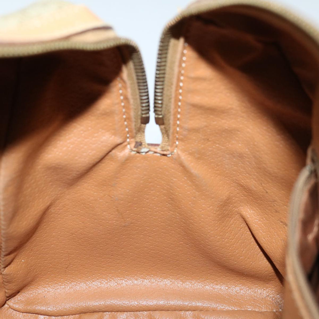 Celine Macadam Canvas Hand Bag Beige  68570