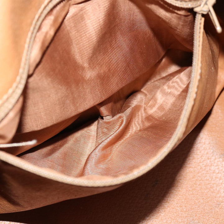 Celine Macadam Canvas Hand Bag Beige  68570