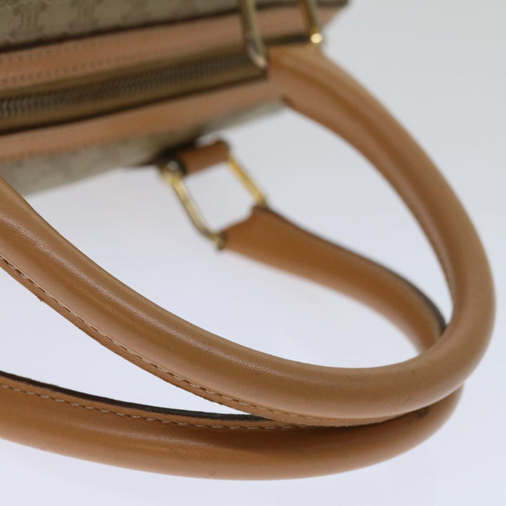Celine Macadam Canvas Hand Bag Beige  68570