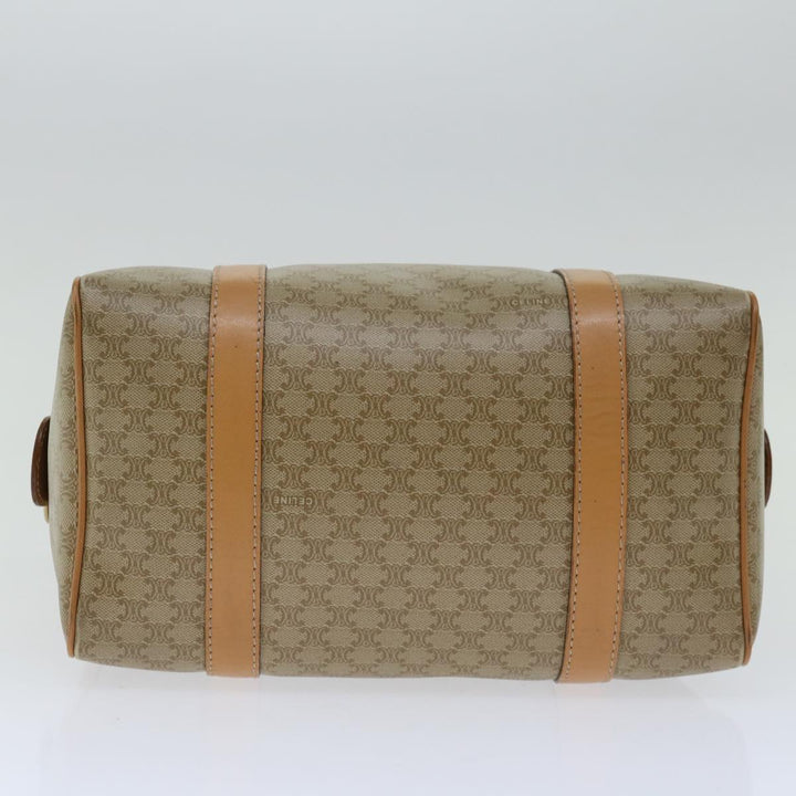 Celine Macadam Canvas Hand Bag Beige  68570