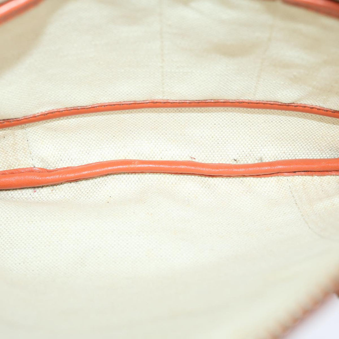 Top Quality Celine C Macadam Canvas Shoulder Bag Beige Auth 68593