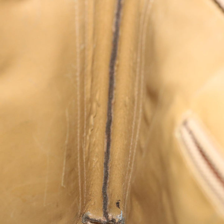 Celine Macadam Canvas Clutch Bag PVC Brown Auth 68613