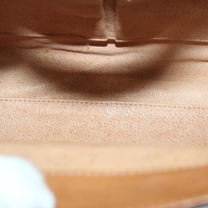 Celine Macadam Canvas Shoulder Bag PVC Brown Auth 68845