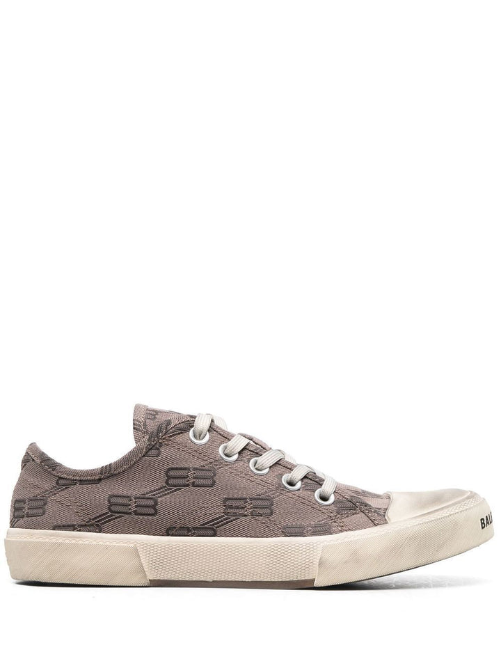 PARIS BB MONOGRAM LOW-TOP SNEAKERS
