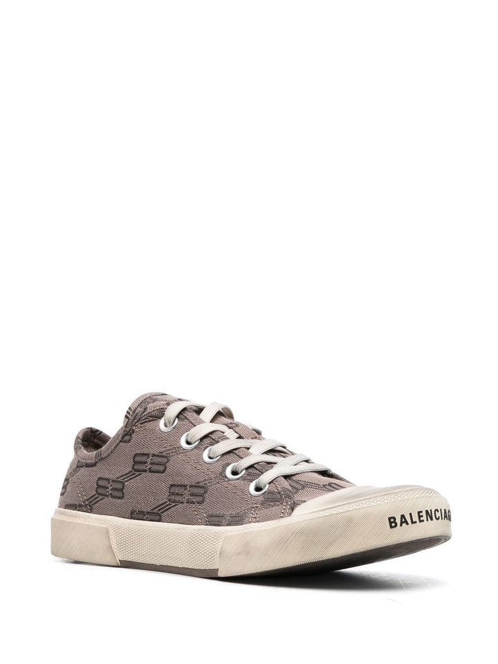 PARIS BB MONOGRAM LOW-TOP SNEAKERS