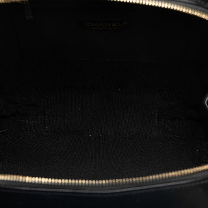 Top Quality Chanel Bicolore Chain Handbag Black G Leather  Chanel