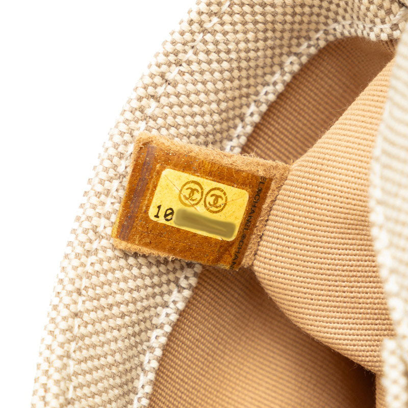 Top Quality Chanel None.5 Camellia Chain One-Shoulder Bag Yellow Gr Canvas Patent Leather  Chanel