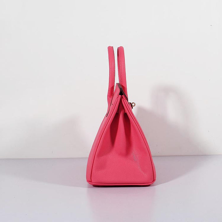 Hermes 30cm Birkin Bag Epsom Leather with Strap Rose Lipstick Gold