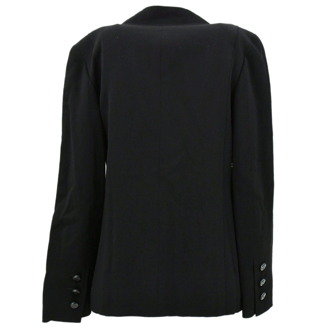 Top Quality Chanel Double Breasted Jacket Black 98A #38