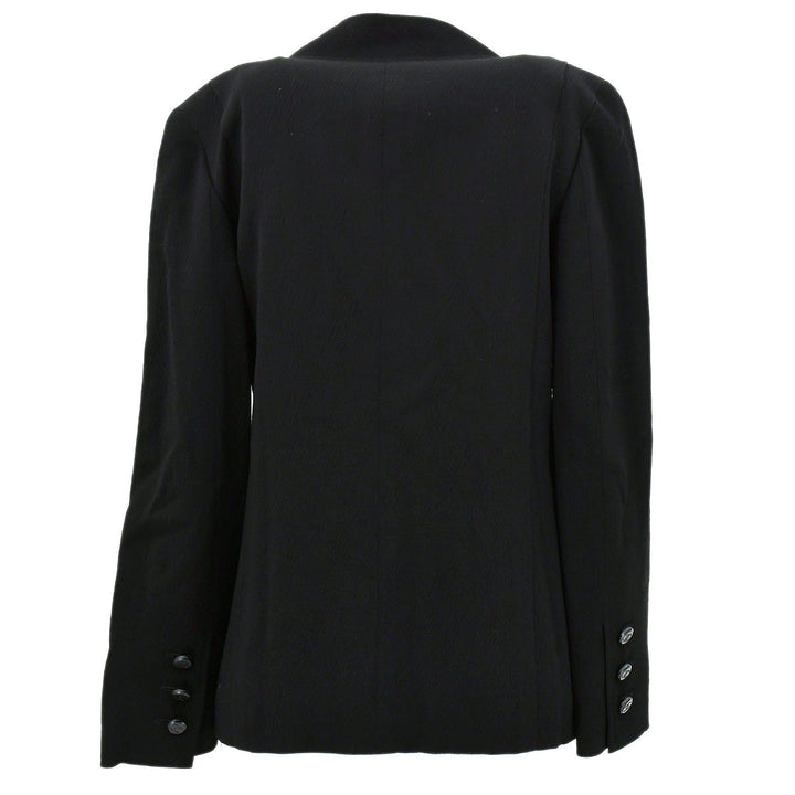 Top Quality Chanel Double Breasted Jacket Black 98A #38