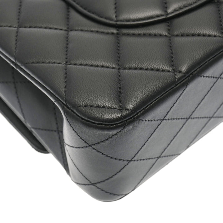 Top Quality Chanel Top Quality Chanel Mattress W Flap Chain Shelter 25cm Black Gold Tools A01112 Lady Ramskin Shelter Bag Unused