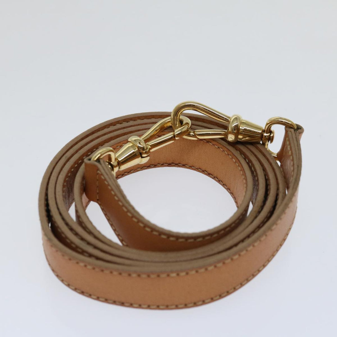 Celine Macadam Canvas Hand Bag PVC Leather 2way Beige  69018