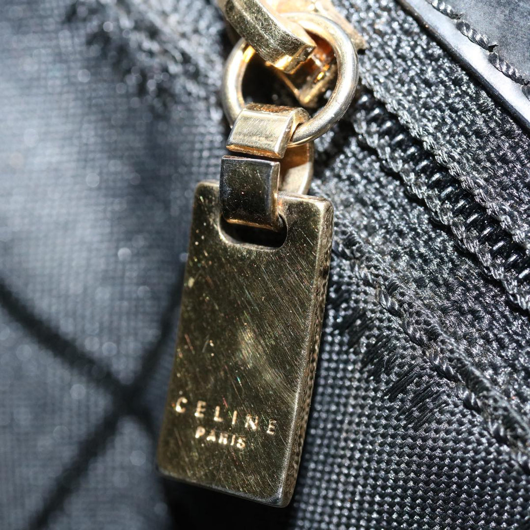 Celine Macadam Canvas Hand Bag Brown Auth 69047