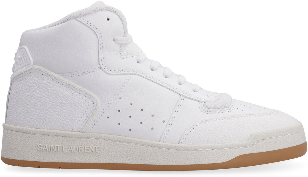 SL/80 LEATHER HIGH-TOP SNEAKERS
