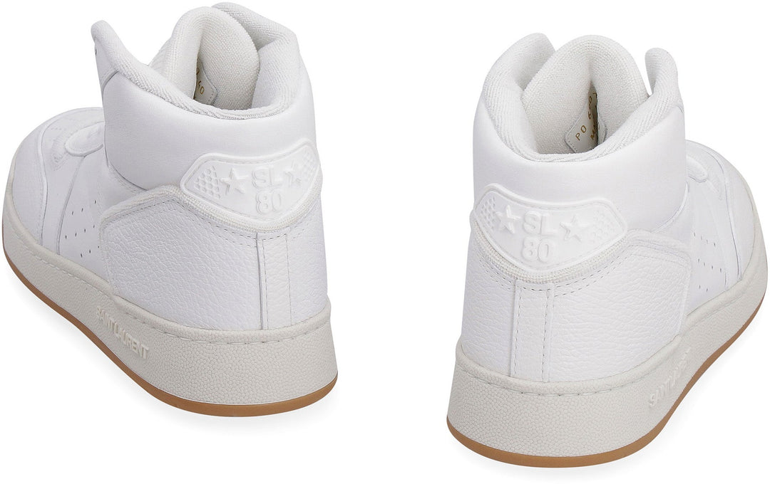 SL/80 LEATHER HIGH-TOP SNEAKERS