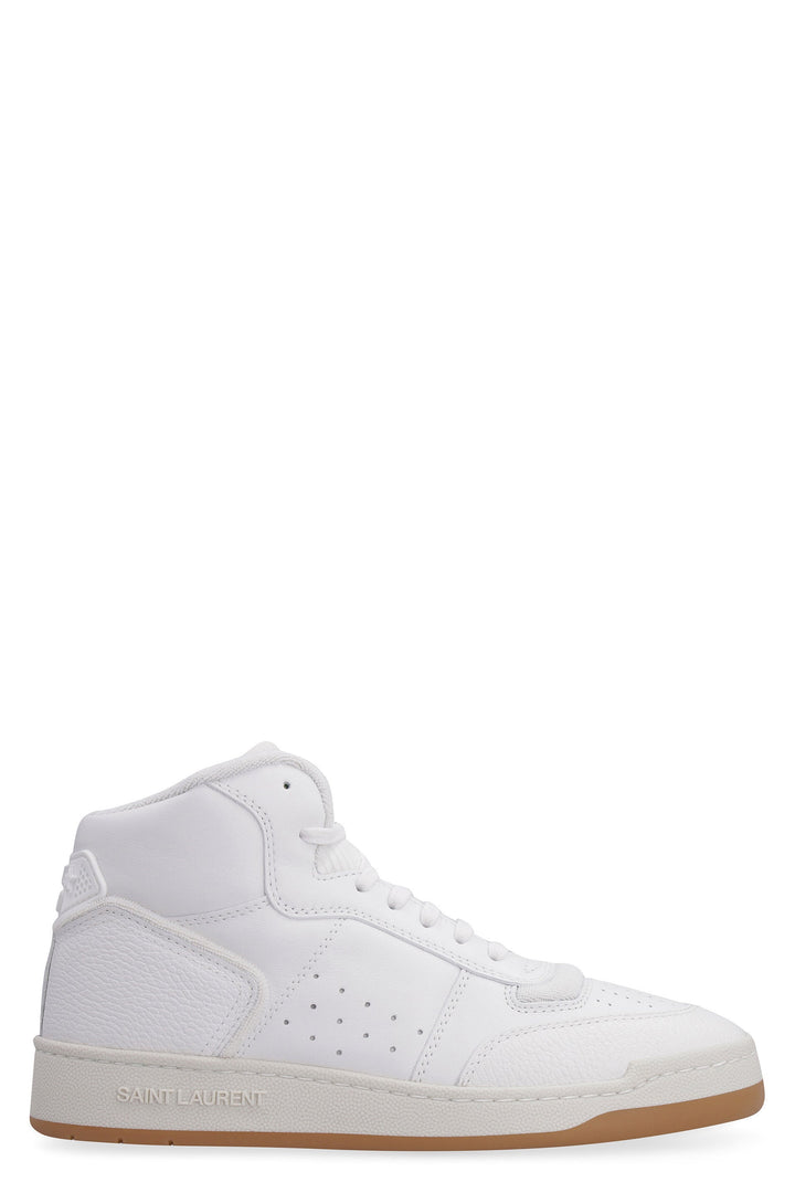 SL/80 LEATHER HIGH-TOP SNEAKERS