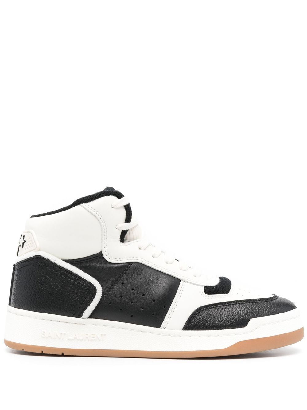 LEATHER HIGH-TOP SNEAKERS