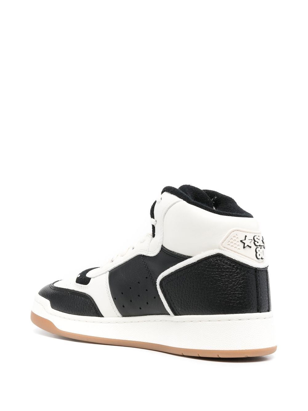 LEATHER HIGH-TOP SNEAKERS