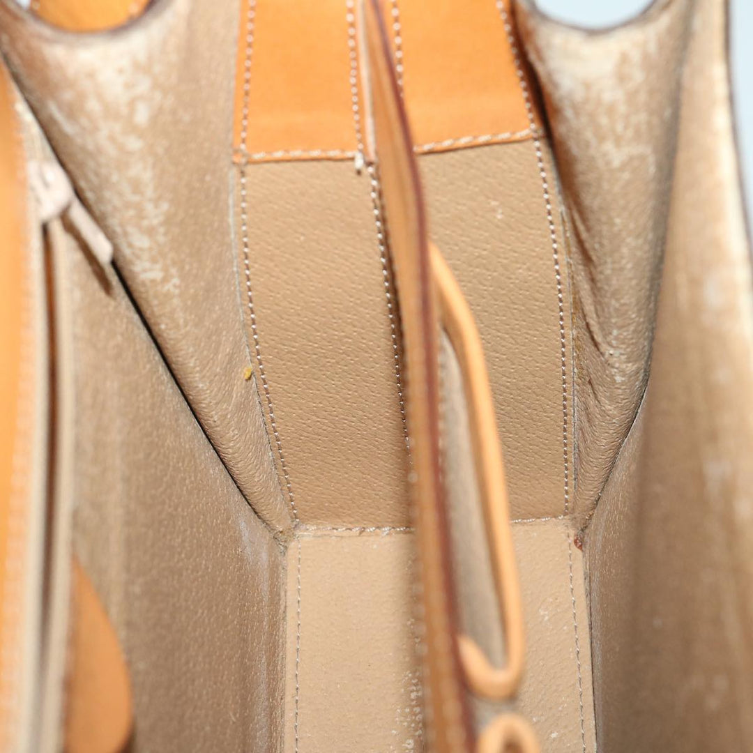 Celine Macadam Canvas Shoulder Bag PVC Brown Auth 69278