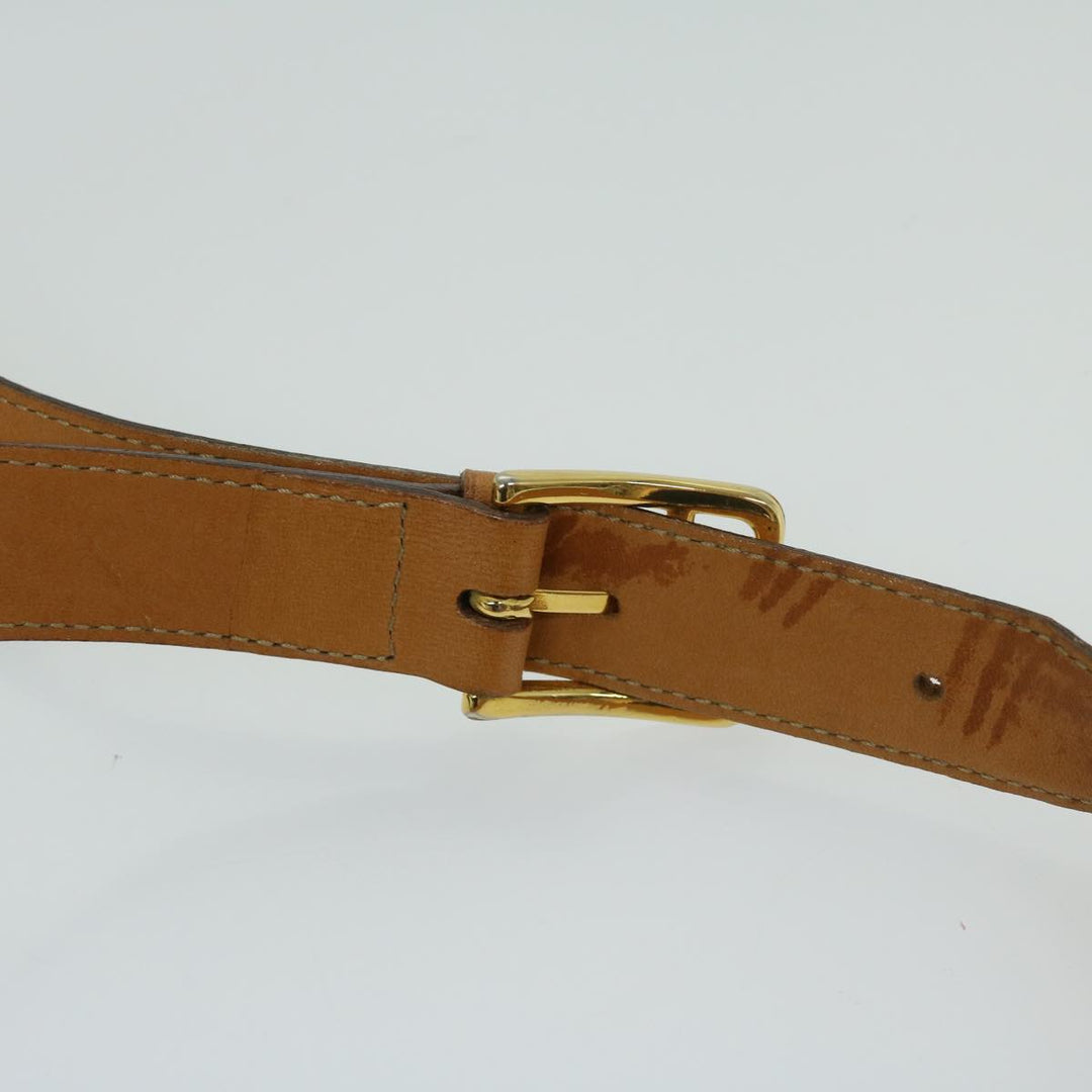 Celine Macadam Canvas Shoulder Bag PVC Brown Auth 69278