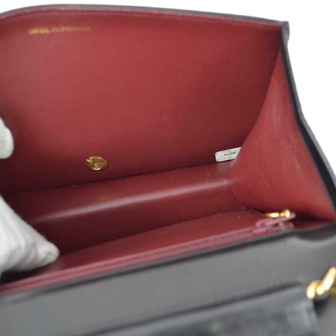 Top Quality Chanel 1997-1999 Lambskin Pushlock Small Full Flap Bag