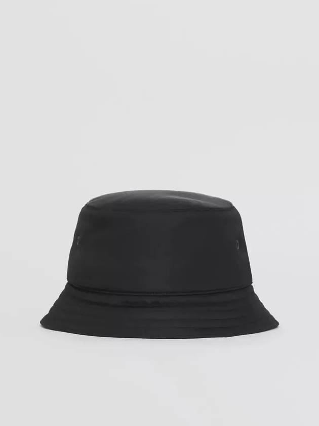 Burberry Horseferry Print Nylon Bucket Hat Black