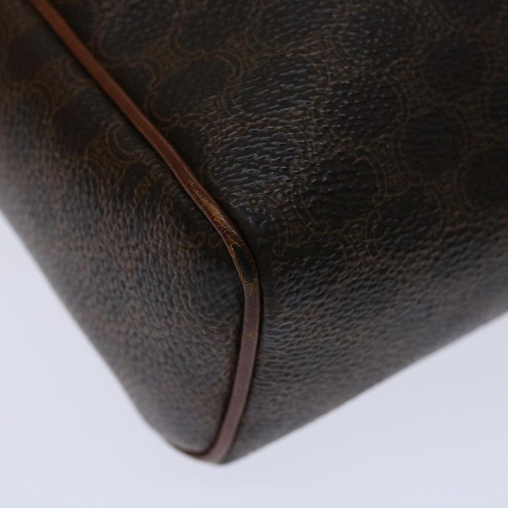 Celine Macadam Canvas Clutch Bag PVC Brown Auth 69515