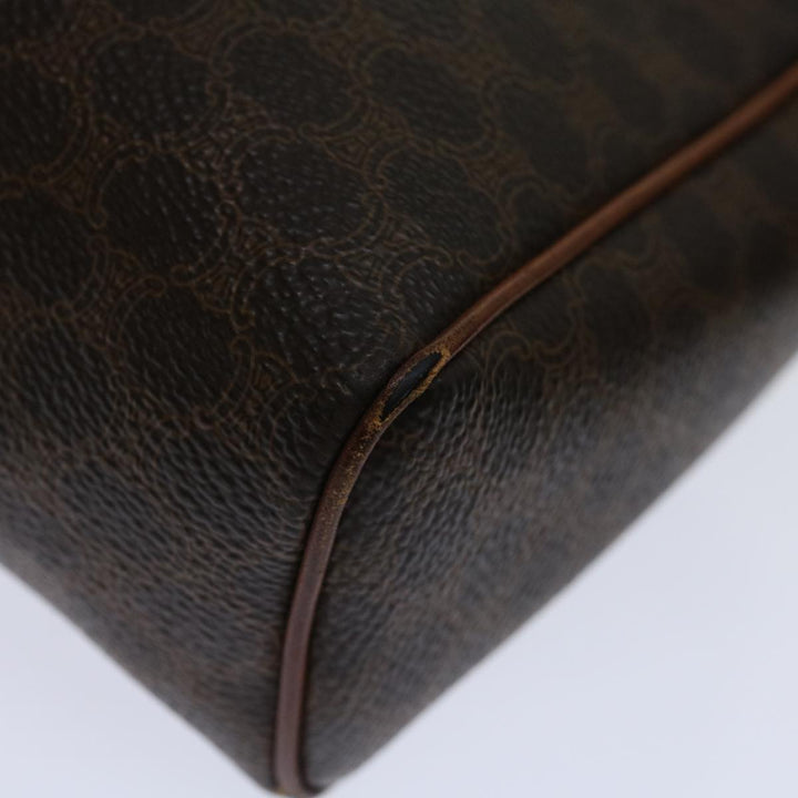 Celine Macadam Canvas Clutch Bag PVC Brown Auth 69515