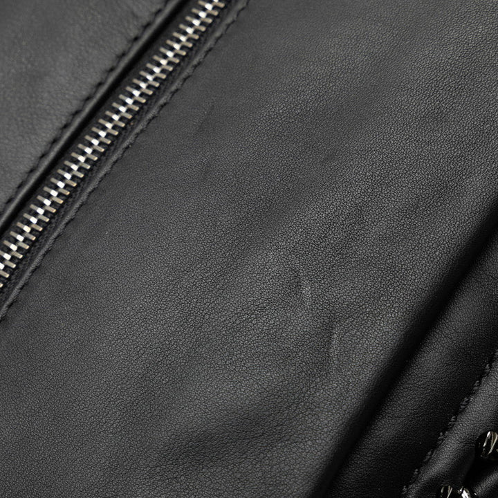 Top Quality Chanel Top Quality Chanel Luxury Line Shoulder Bag Leather Black Ladies Paris