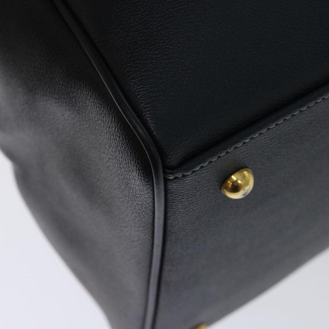 BURBERRYSs Boston Bag PVC 2way Black Auth 69626