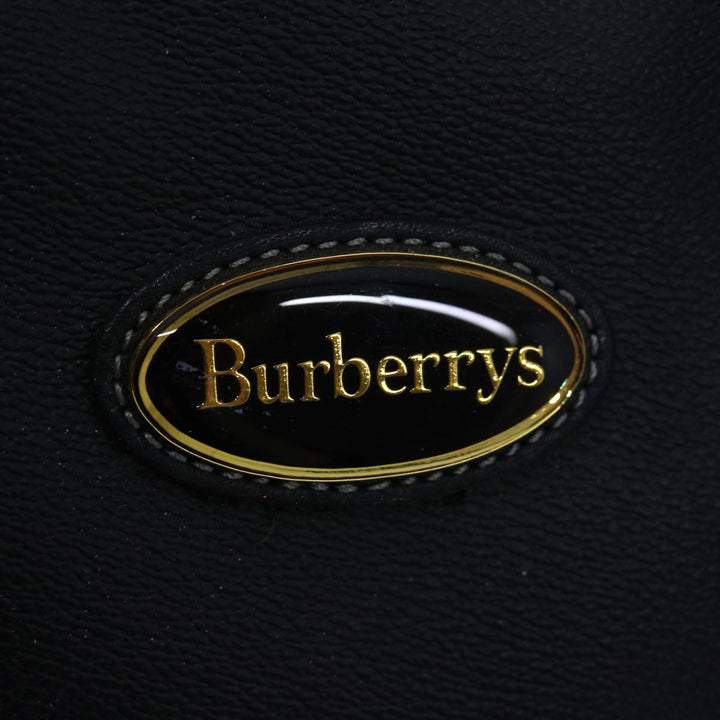 BURBERRYSs Boston Bag PVC 2way Black Auth 69626