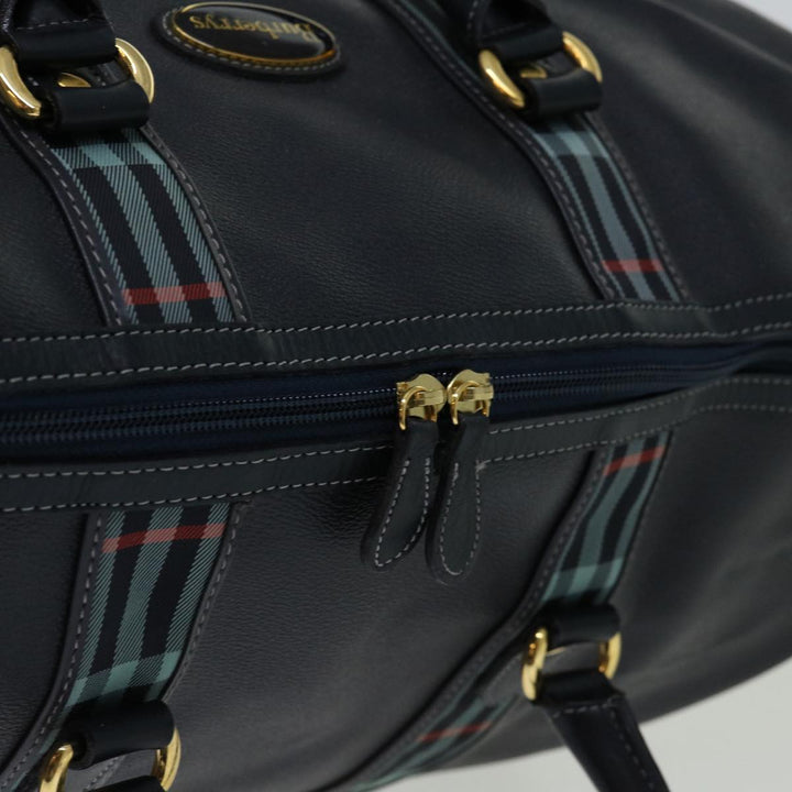 BURBERRYSs Boston Bag PVC 2way Black Auth 69626