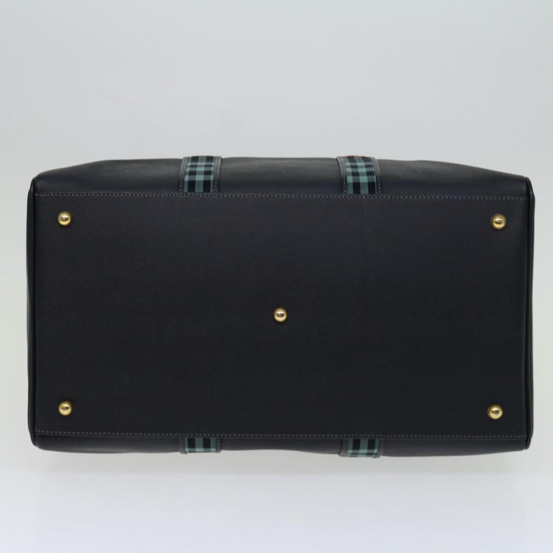 BURBERRYSs Boston Bag PVC 2way Black Auth 69626